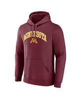 Fanatics Men's Maroon Minnesota Golden Gophers Arched Logo Pullover Hoodie