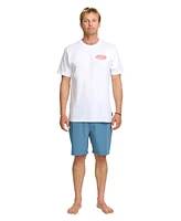 Quiksilver Men's 2000s Boarding Short Sleeve T-shirt