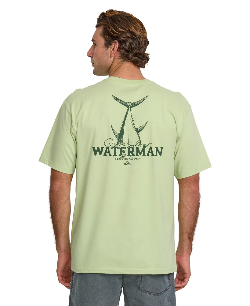Quiksilver Waterman Men's Core Fisherman Screen T-Shirt