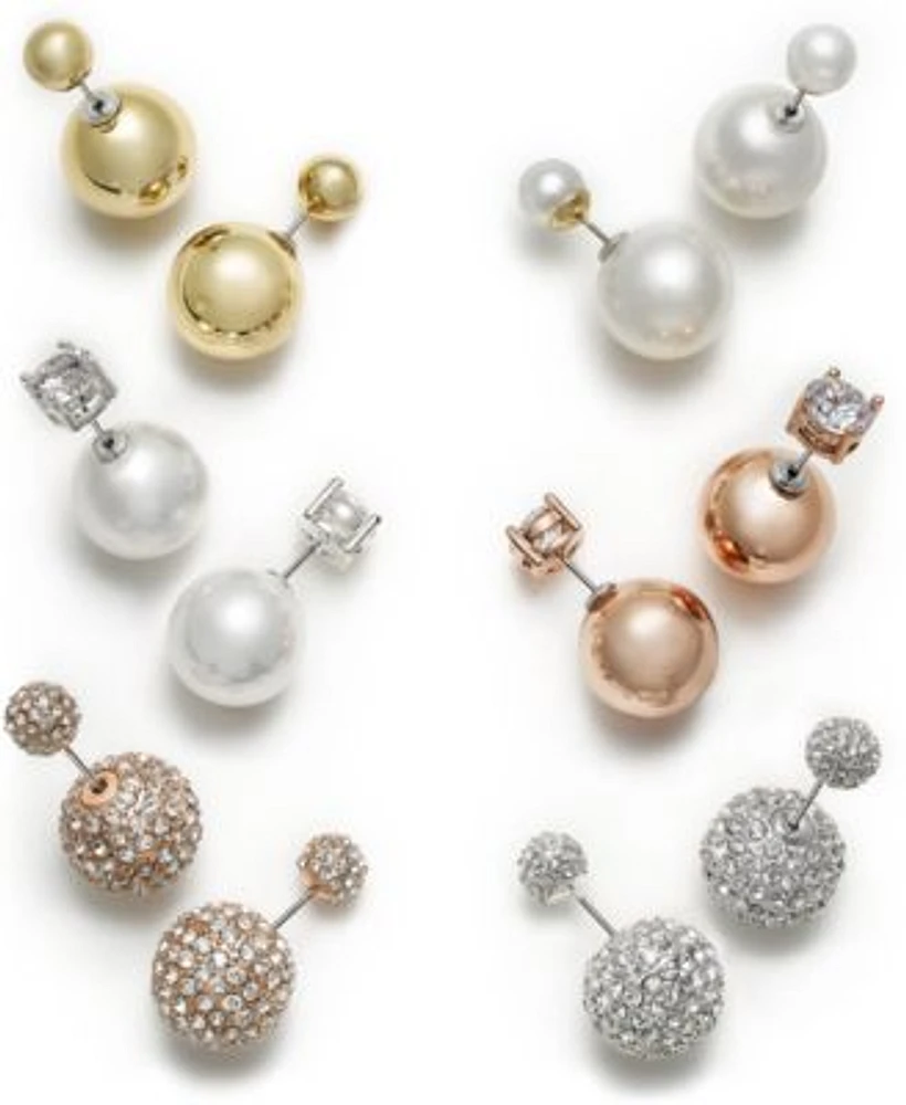 Anne Klein Front And Back Earrings