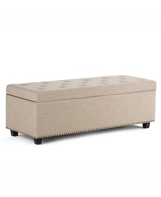 Hayes Fabric Storage Ottoman