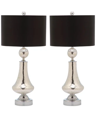 Safavieh Set of 2 Mercury Crackle Table Lamps