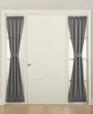 Grant Room Darkening Rod Pocket Door Sidelight Curtain Panel