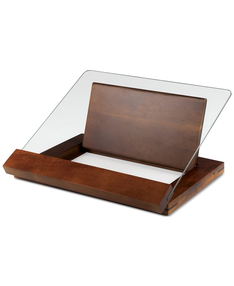 Toscana by Picnic Time Fabio Viviani Prodigio Acacia Wood Cookbook Stand