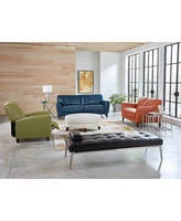 Myia Tufted Back Leather Sofa Collection Created For Macys