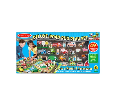 Melissa & Doug Deluxe Road Rug Play Set Playmat