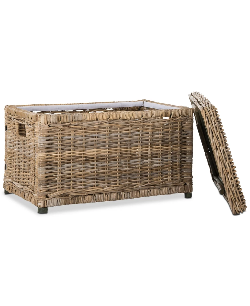 Jonathan Y Happimess Elijah 30'' Wicker Storage Trunk