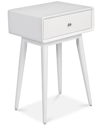 Elle Decor Rory 1-Drawer Side Table, Quick Ship