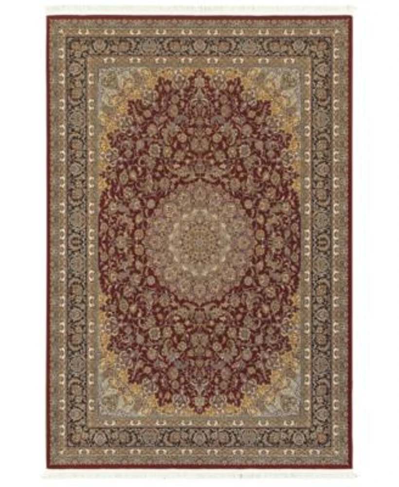 Jhb Design Paragon Medallion Red Area Rug
