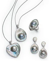 Mabe Pearl Jewelry Collection In Sterling Silver
