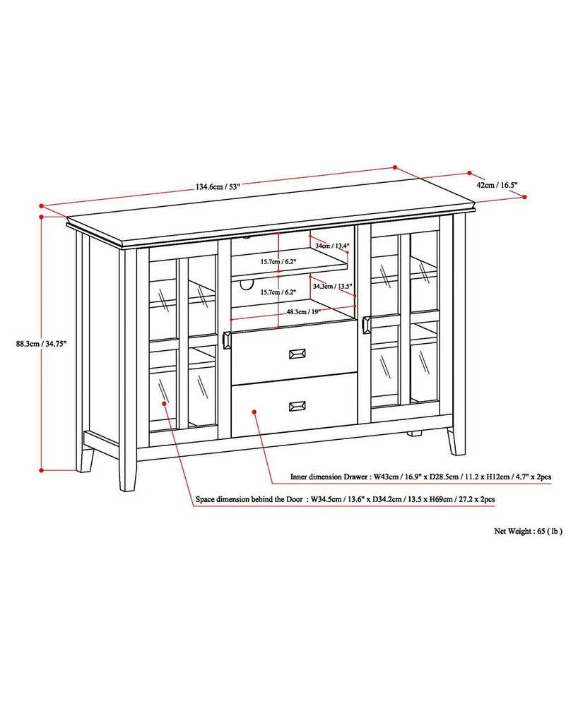 Bellevue Tall Tv Stand