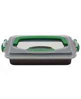 BergHOFF Perfect Slice Covered 9"x13" Cake Pan with Cutting Tool