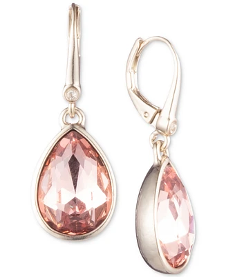 Dkny Stone Teardrop Lever Back Earrings, Created for Macy's