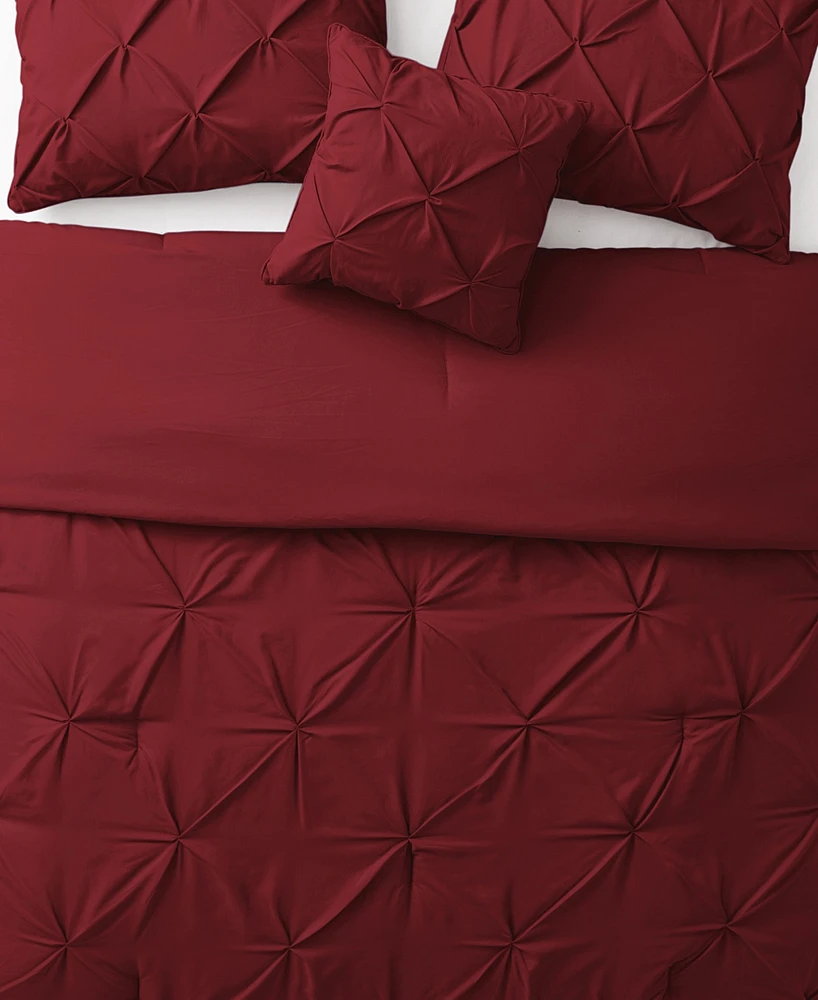 Vcny Home Carmen Pintuck 4 Piece Comforter Set