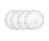Q Squared Pearl Melamine 4-Pc. Dinner Plate Set