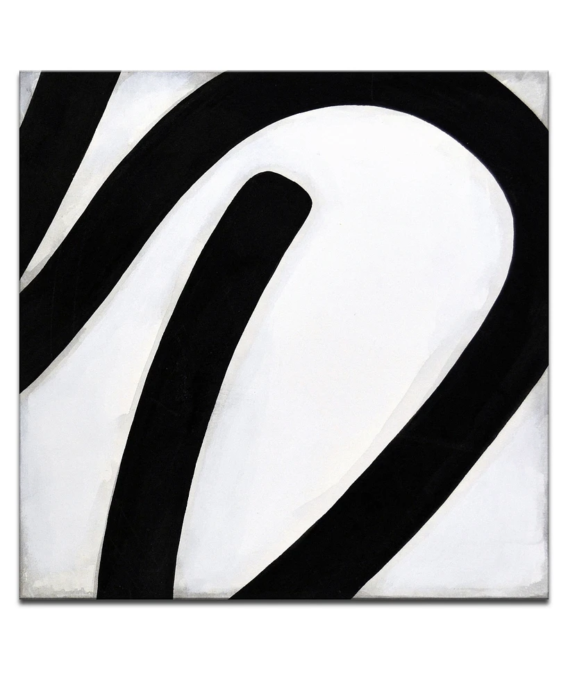 Ready2HangArt, 'Lines Ii' Shape Canvas Wall Art, 40x40"