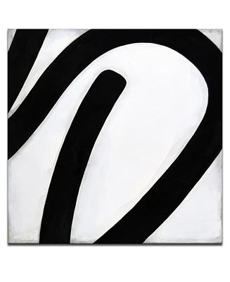 Ready2HangArt, 'Lines Ii' Shape Canvas Wall Art, 40x40"
