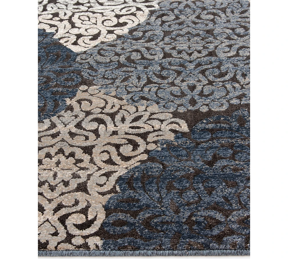 Km Home Enjoy Mallory Chalk/Nightfall 5' x 7'6" Area Rug