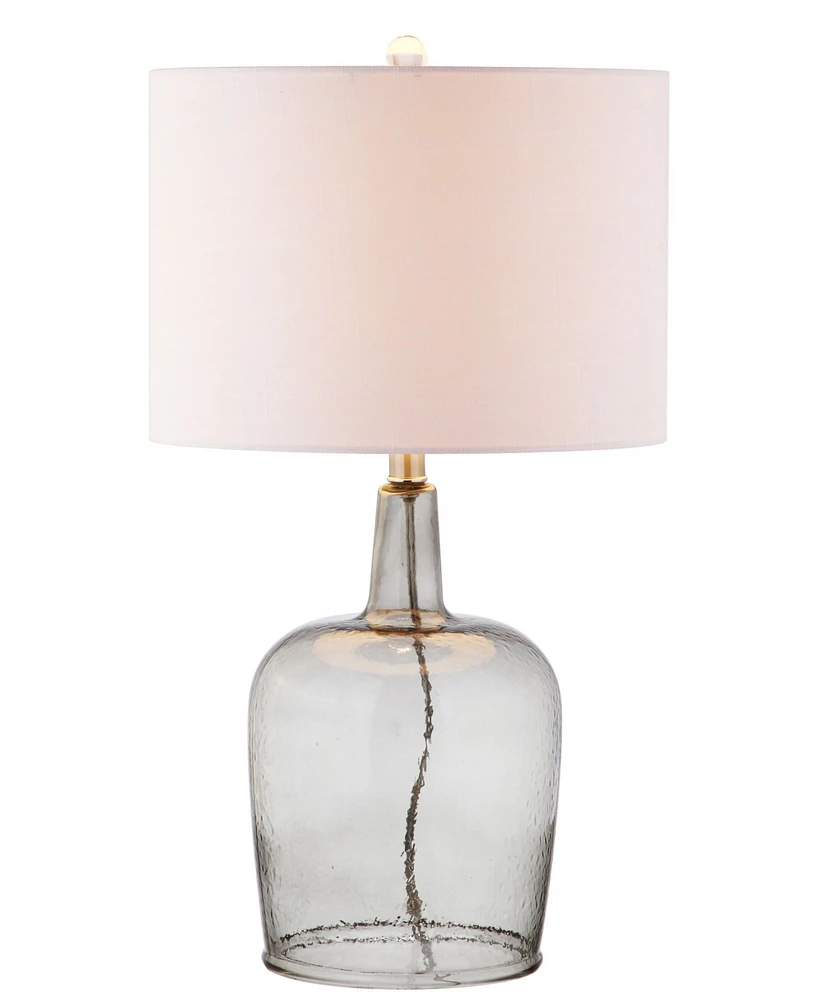 Jonathan Y Augustine Glass Led Table Lamp