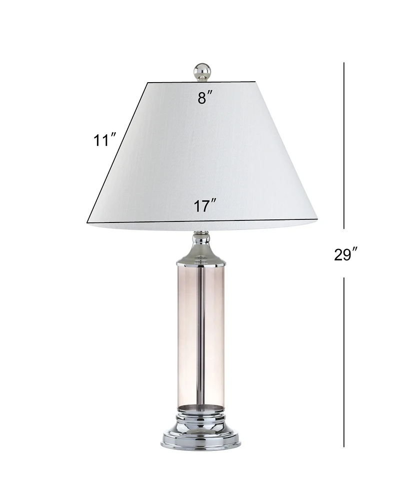 Jonathan Y Astor Glass Led Table Lamp