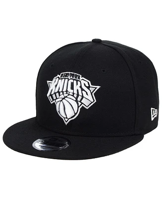 New Era New York Knicks Black White 9FIFTY Snapback Cap
