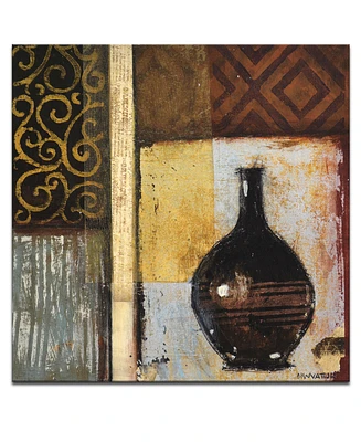 Ready2HangArt 'Ancient Vase I' Abstract Canvas Wall Art, 24x24"