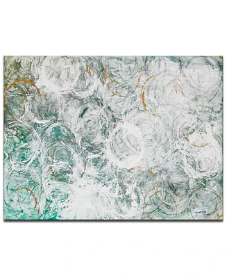 Ready2HangArt 'Sea Current' Abstract Canvas Wall Art, 20x30"