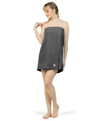 Linum Home 100 Turkish Cotton Terry Personalized Womens Bath Wrap