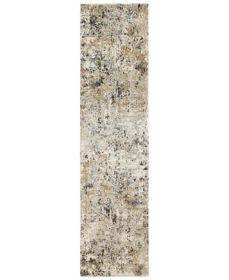 Livabliss Pune Pun-2300 Beige 2'7" x 10'3" Runner Area Rug