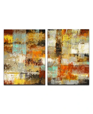 Ready2HangArt 'Realization' 2 Piece Canvas Wall Art Set, 30x20"