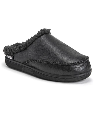 Muk Luks Men's Faux Leather Clog Slippers