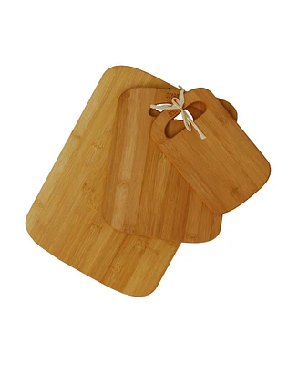 Oceanstar 3-Piece Bamboo Cutting Board Set