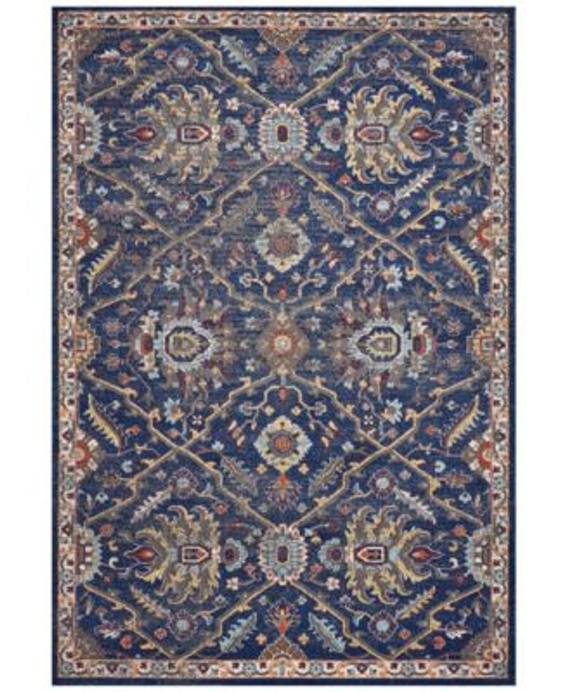 Kas Corsica Courtyard 7859 Royal Blue Area Rug