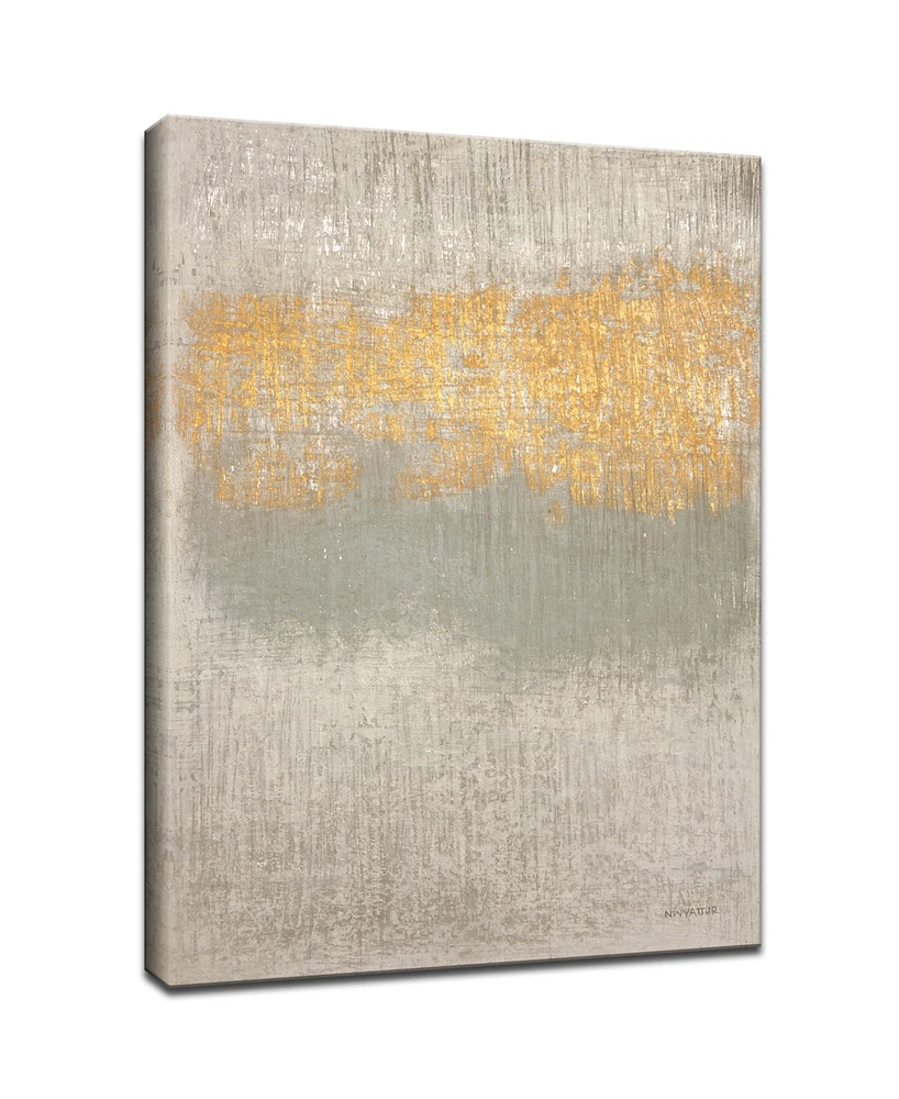 Ready2HangArt 'Quiet Words' Abstract Canvas Wall Art - 30" x 20"