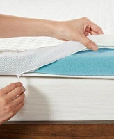 Sleep Philosophy 2 Gel Memory Foam Cooling Cover Mattress Toppers