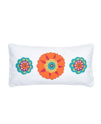 Levtex Serendipity 3-Medallions Decorative Pillow, 12" x 24"