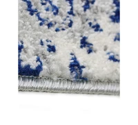 Closeout! Bashian Medley 5440A Dark Blue 5' x 7'6" Area Rug