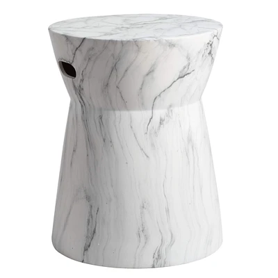 Balboa Marble Garden Stool