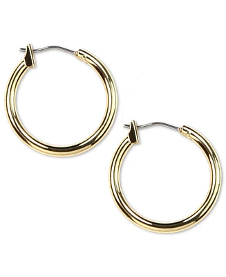 Anne Klein Gold-tone Hoop Earrings, 1"