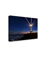 Miles Morgan 'Lighting Of The Lens' Canvas Art - 24" x 16" x 2"