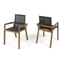 Belfast Outdoor Dining Chair, Set of 2
