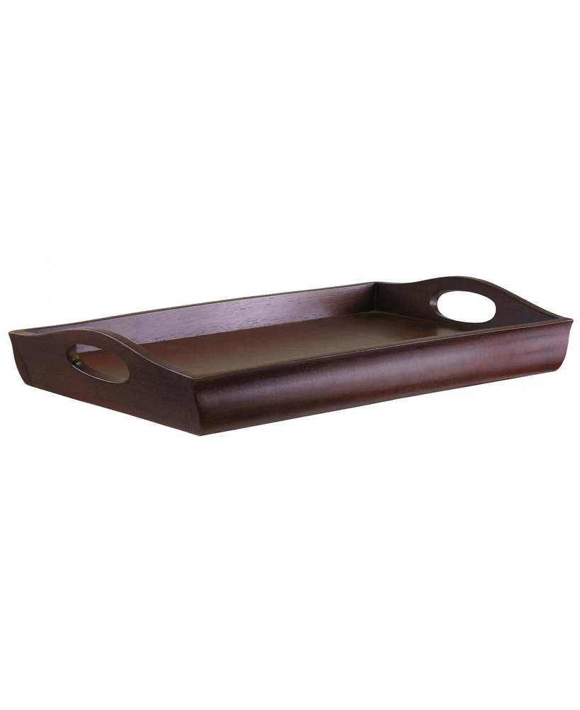 Winsome Sedona Bed Tray Curved Side, Foldable Legs, Large Handle