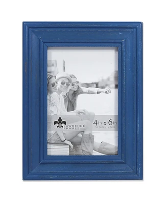 Lawrence Frames Durham Weathered Navy Blue Wood Picture Frame