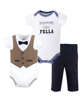 Little Treasure Baby Boys Treasure Cotton Bodysuit and Pant