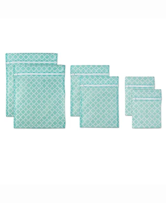 Lattice Set D Mesh Laundry Bag, Set of 6