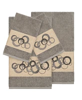 Linum Home Turkish Cotton Annabelle -Pc. Embellished Towel Set