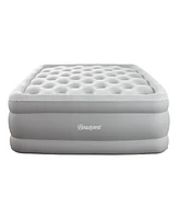 Beautyrest 18" Queen Sky Rise Raised Adjustable Comfort Coil Top Airbed with Express Pump
