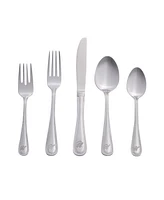 Riverridge Beaded 46 Piece Monogrammed Flatware Set - U, Service for 8