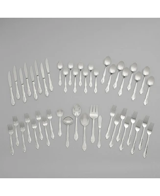 Riverridge Rose 46 Piece Flatware Set, Service for 8