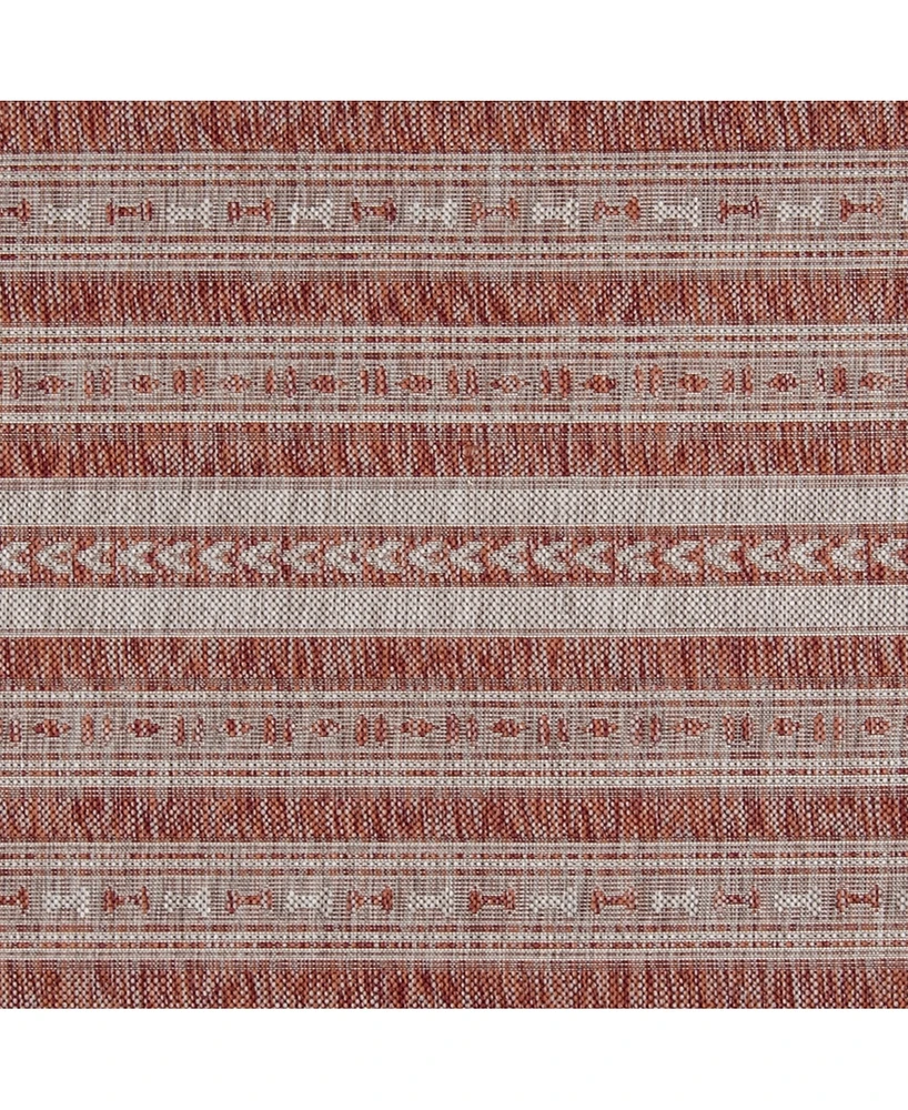 Novogratz Villa Vi-04 Copper 2'7" x 7'6" Runner Outdoor Area Rug